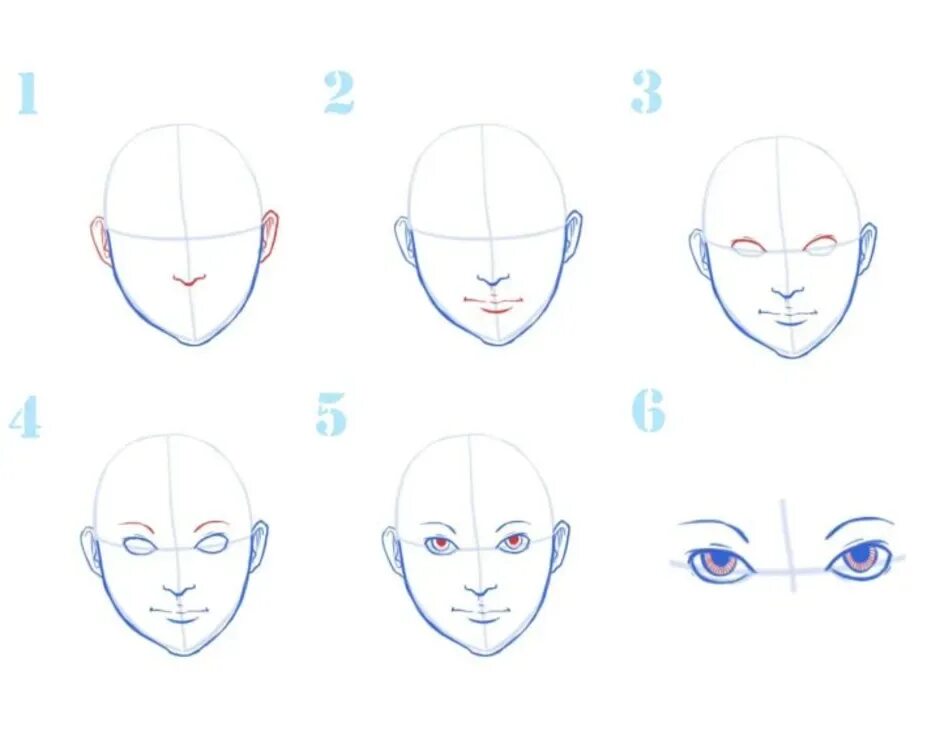 Лицо рисунок поэтапно. Поэтапное рисование лица. Лицо для рисования. Схемы рисования лица для начинающих. Поэтапное рисование лица девочки.