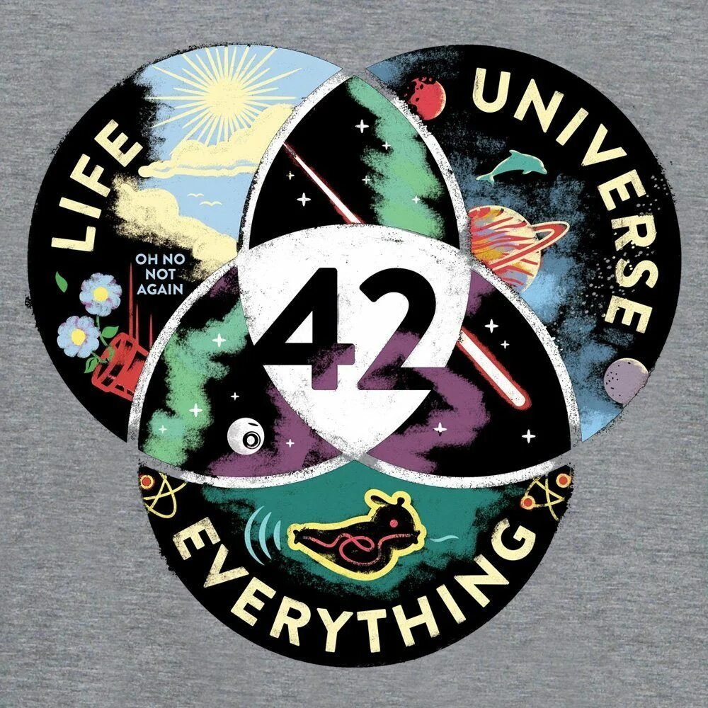 Life Universe and everything. 42 Life Universe and everything. 42 The answer to Life, the Universe and everything. Life Universe and everything 42 тату.