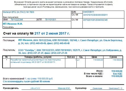 Нпд без ндс