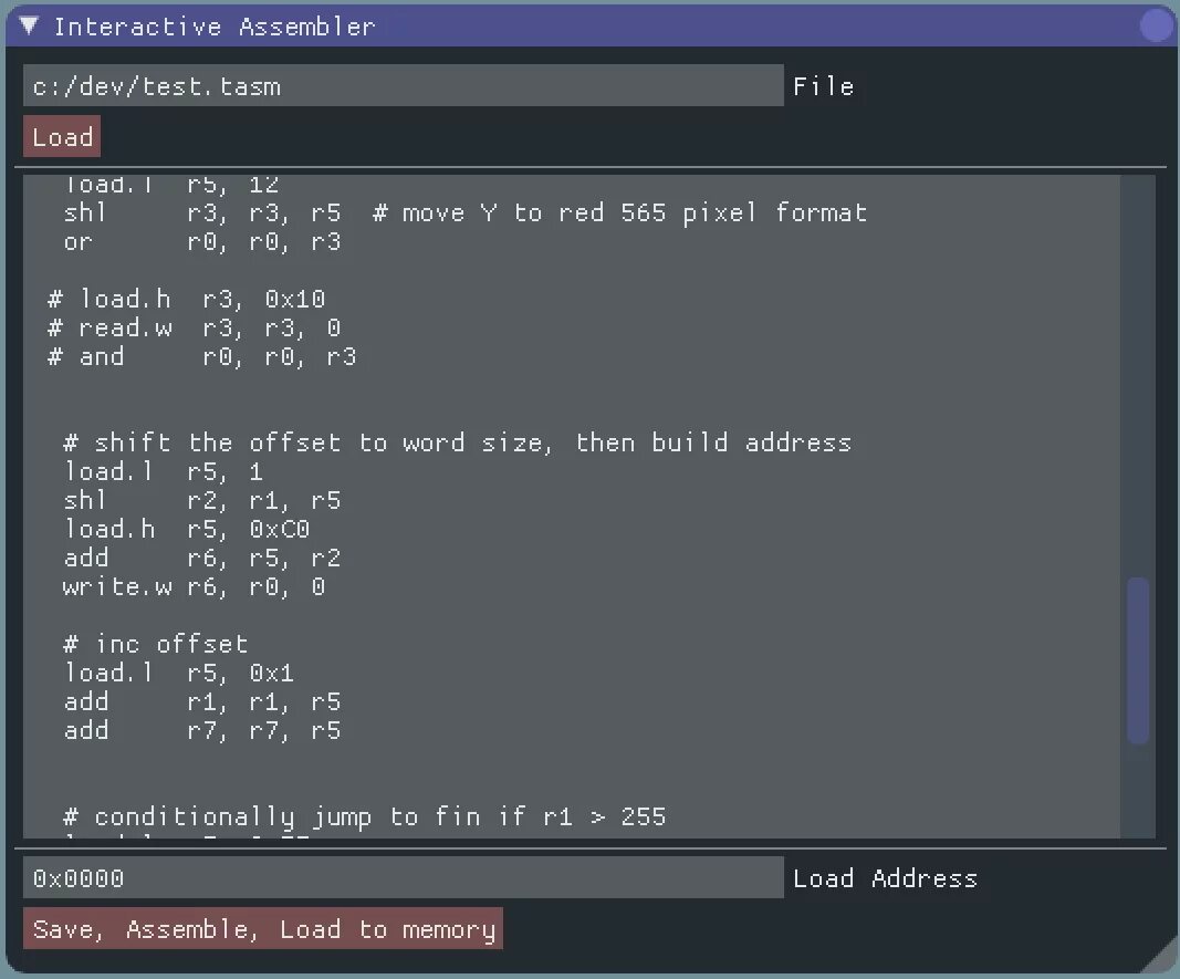 Dear ImGui, Thanks, From TEMU - The TPU Emulator - Domipheus Labs