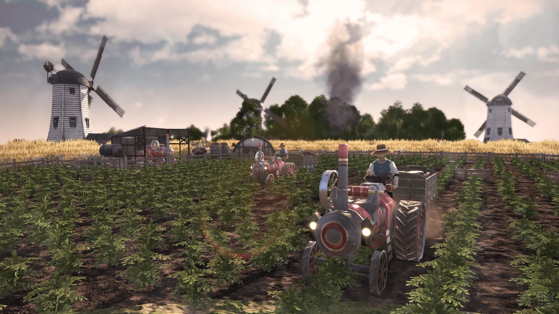 Anno 1800™. Урожай мода. Anno 1800 трактор. Anno 1800 Rich Harvest.