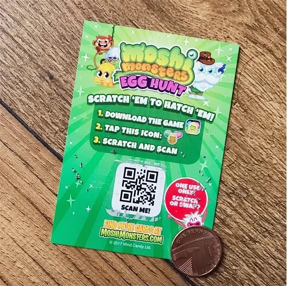 Egg code. Moshi egg.