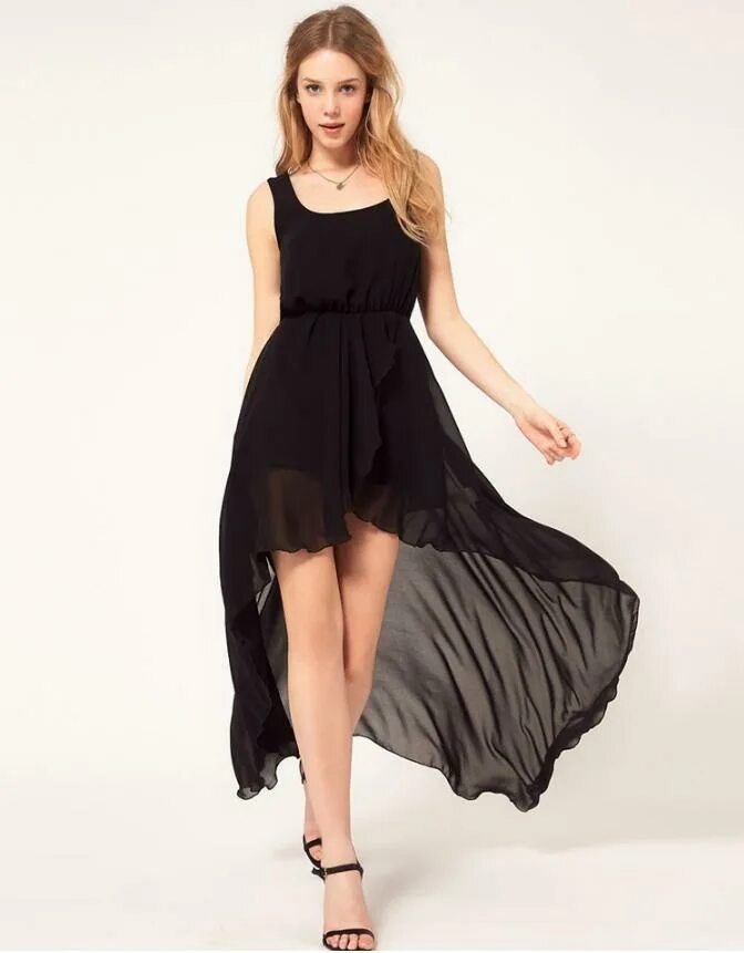 2019 Black Half Long Sleeves High Low Prom Dresses Lace Formal Vestidos De Festa