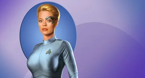 Prayoga: Star Trek Voyager Seven Of Nine First Episode.