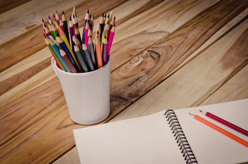 A pencil is on the table
