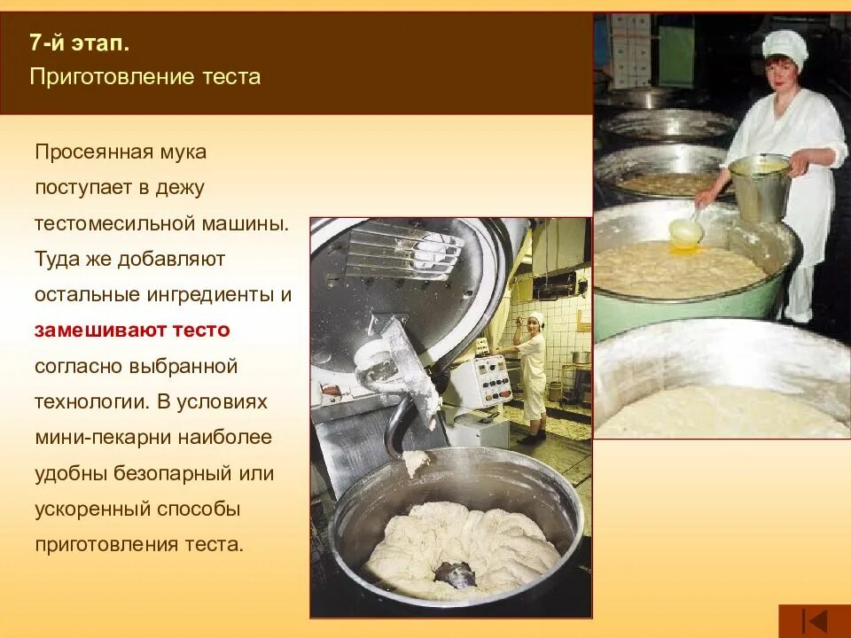 Процессы протекающие в тестовой заготовке при выпечке