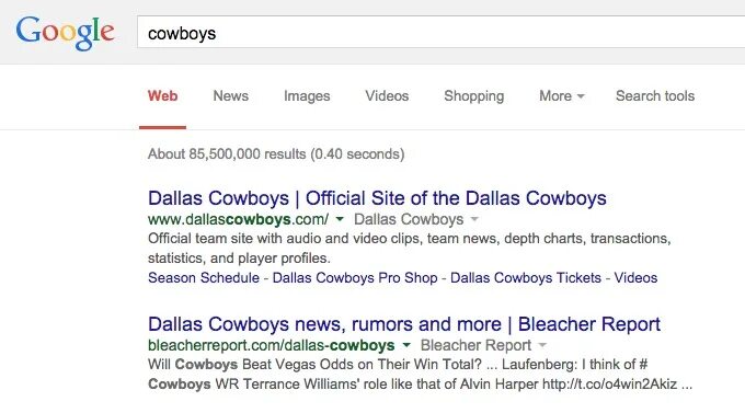 Google search words. Google search words