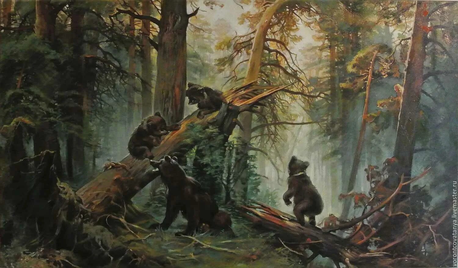 Какие произведения живописи есть. Шишкин утро в Сосновом лесу. И. Шишкин. Утро в Сосновом Бору. 1889.
