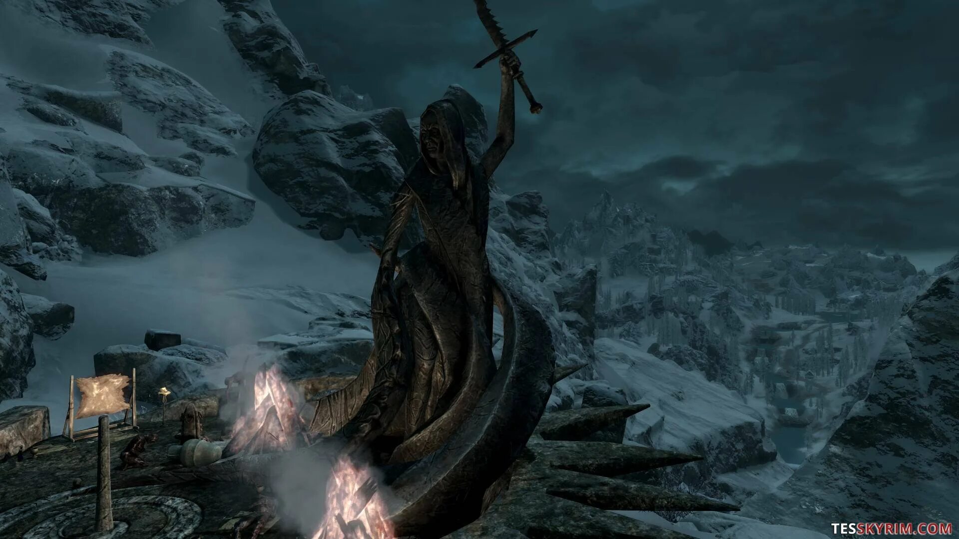 Скайрим мод на статуи. Святилище дибеллы скайрим. Скайрим ретекстур статуй. Статуя меридии teso. Храм меридии скайрим.