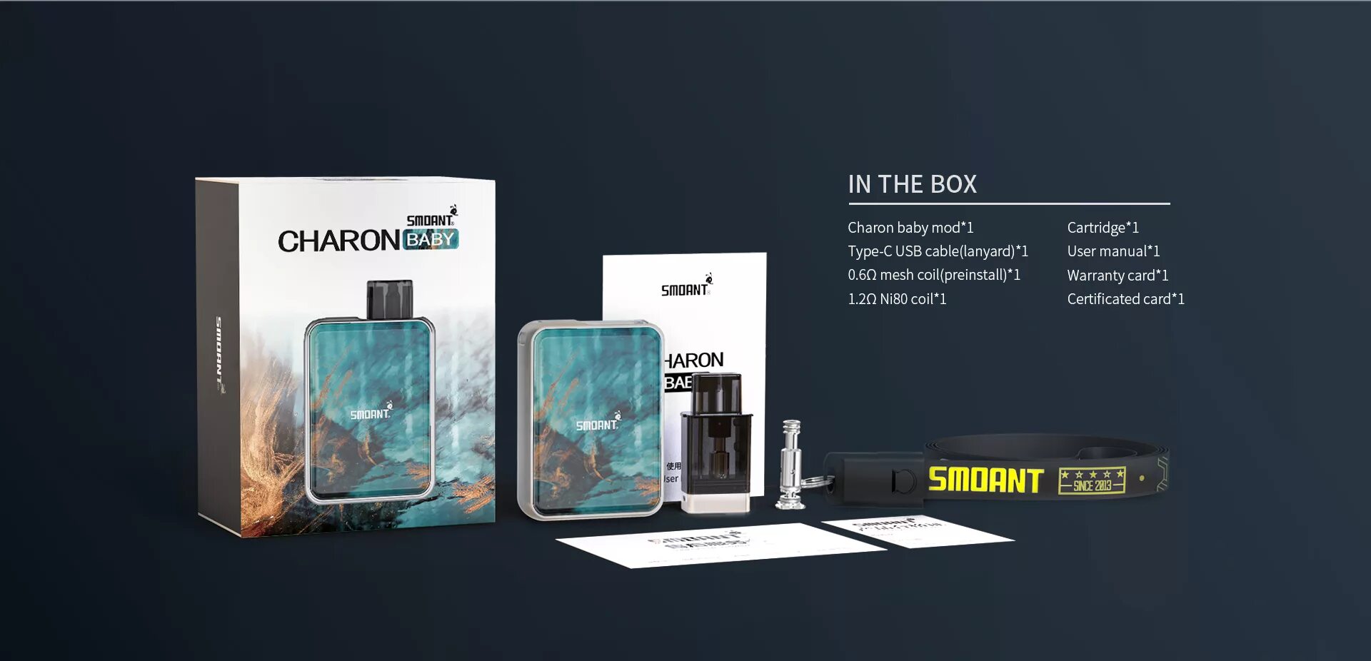 Купить картридж charon. Набор Smoant Charon Baby 750mah Kit. Набор Smoant Charon Baby Kit. Smoant Charon Baby (750mah) - набор. Smoant Charon Baby pod 750 Mah.