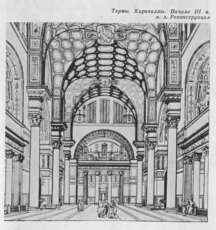 Терм рисунок. Термы императора каракаллы реконструкция. термы каракаллы в риме. архитектура древнего рима термы каракаллы. термы диоклетиана в риме реконструкция.