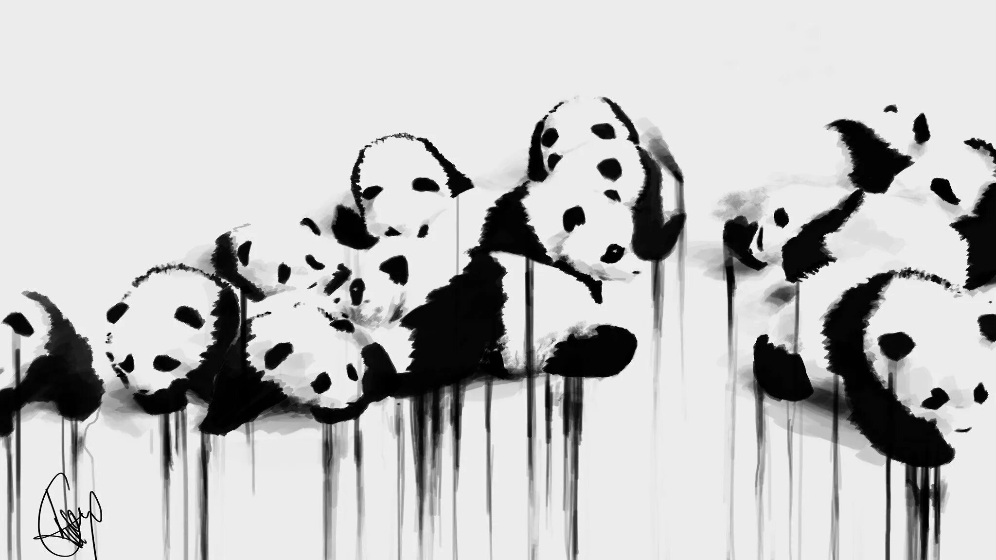 Черно белая обложка для вк. Панда на белом фоне. Панда рисунок. Панда обои. Черно белые картины.