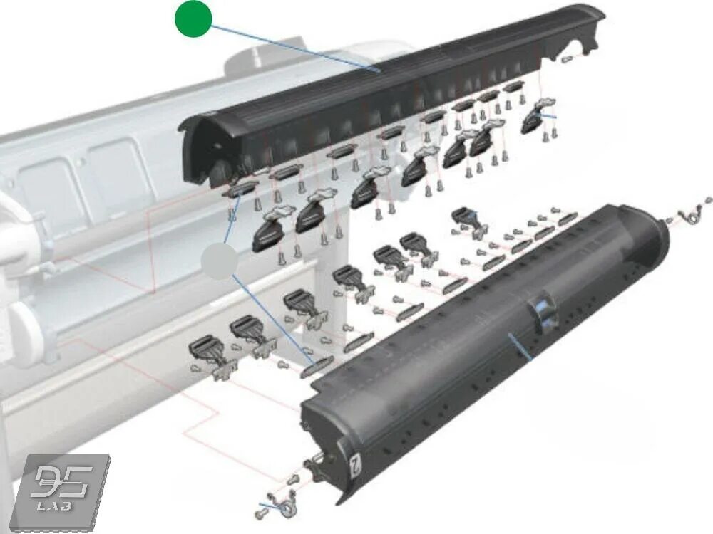 Распайка датчика наличия рулона hp designjet t770 C3190-60140 HP Designjet 2XX-3XX-4XX- Media Dedectıon assy