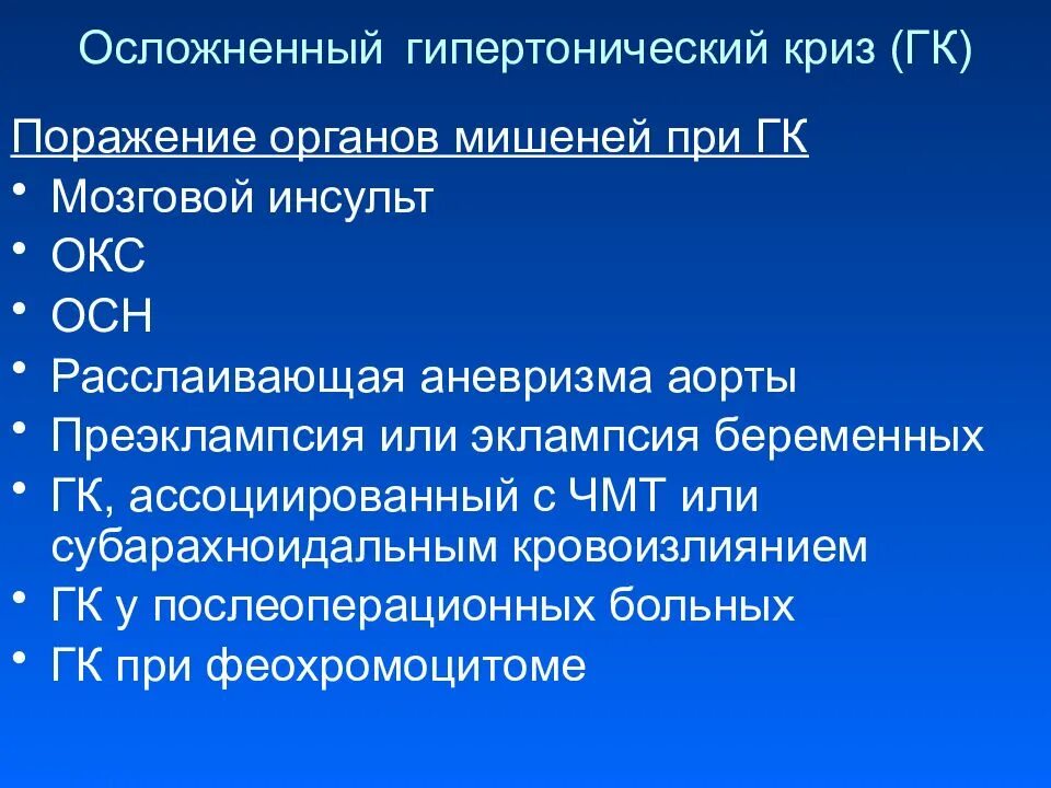 Независимое вмешательство при гипертоническом кризе
