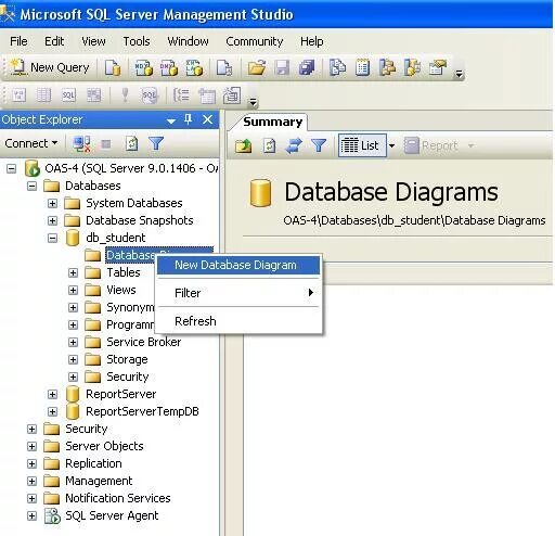 Sql management studio rus. Sql management studio диаграммы. как создать таблицу в sql server management studio.