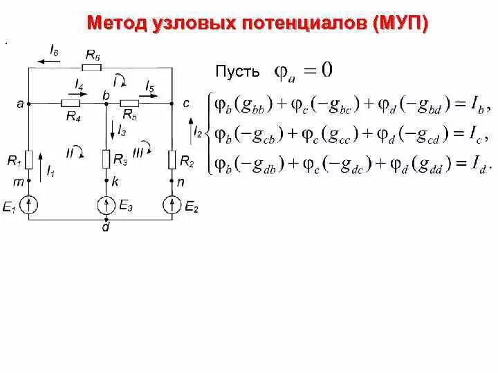 Как найти потенциал узла Картинки МЕТОД ПОТЕНЦИАЛОВ ЭЛЕКТРИЧЕСКИЕ ЦЕПИ