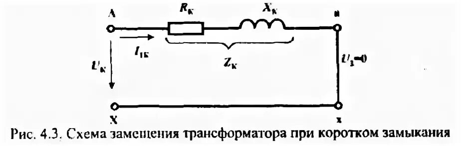 Короткое замыкание схема замещения. Схема замещения кз трансформатора. Схема замещения короткого замыкания трансформатора. Схема замещения трансформатора в режиме короткого замыкания. Схема замещения трансформатора тока кз.