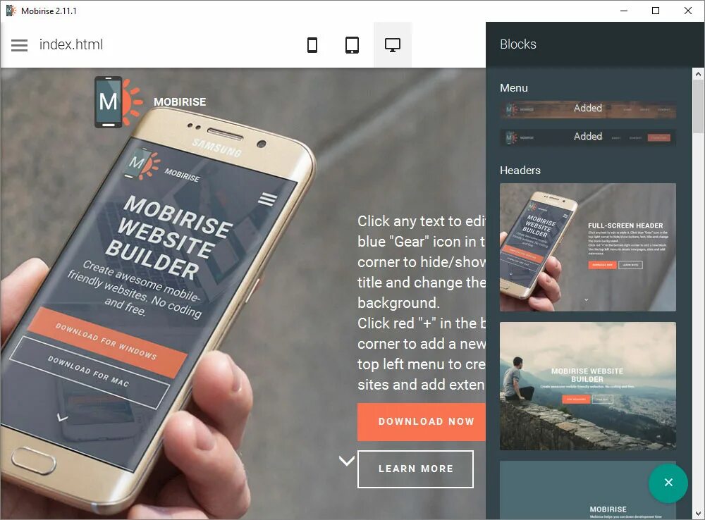 Blocking обзор. Mobirise интерфейс. mobirise обзор. логотип мобирайс. mobirise фото программы.