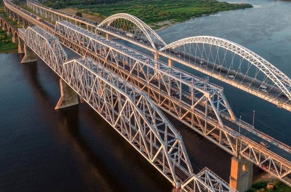 Реверсивное движение на борском мосту 2025
