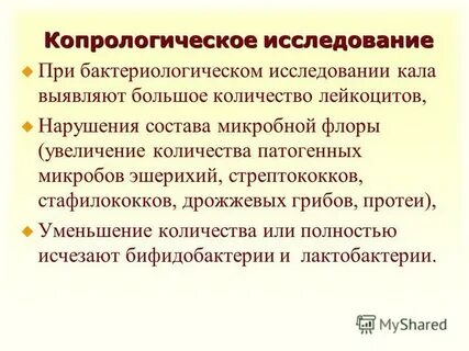 Копрологическое исследование что это