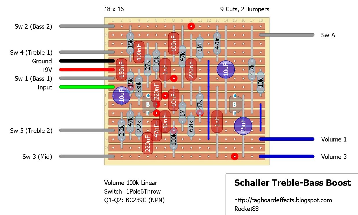 Treble Bleed circuit схема. Treble Bass своими руками. Надписи Volume Bass Treble. Vox Treble Booster.