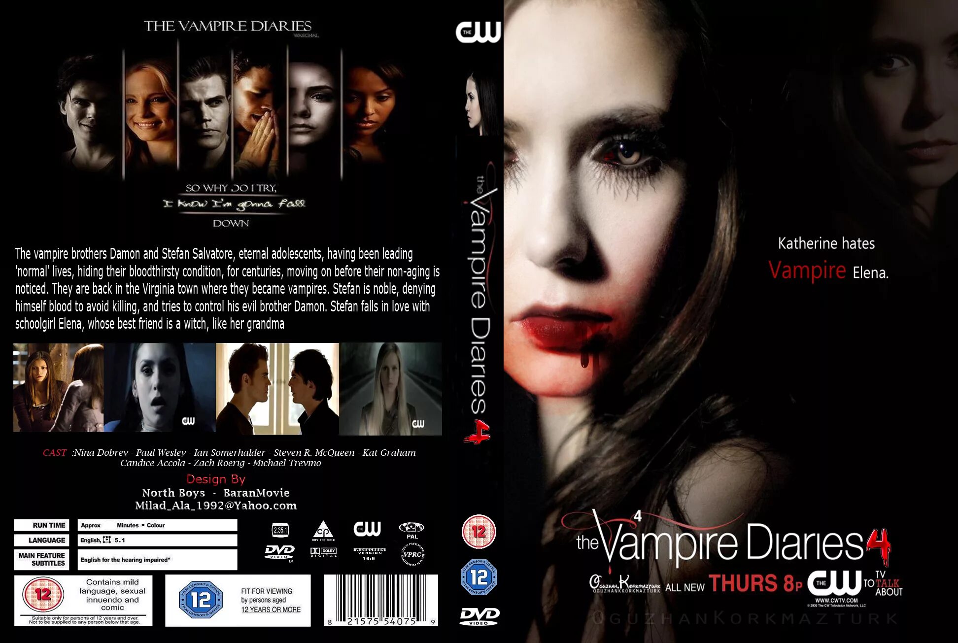 The vampire diaries in english