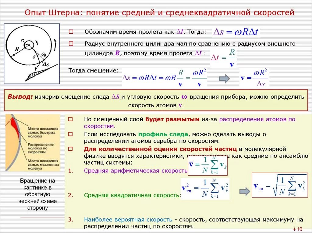 Среднеквадратичная скорость частицы. Опыт Штерна 1920 год схема установки. Опыт Штерна физика кратко. Опыт Штерна физика 10 класс. Опыт Штерна график распределения молекул.