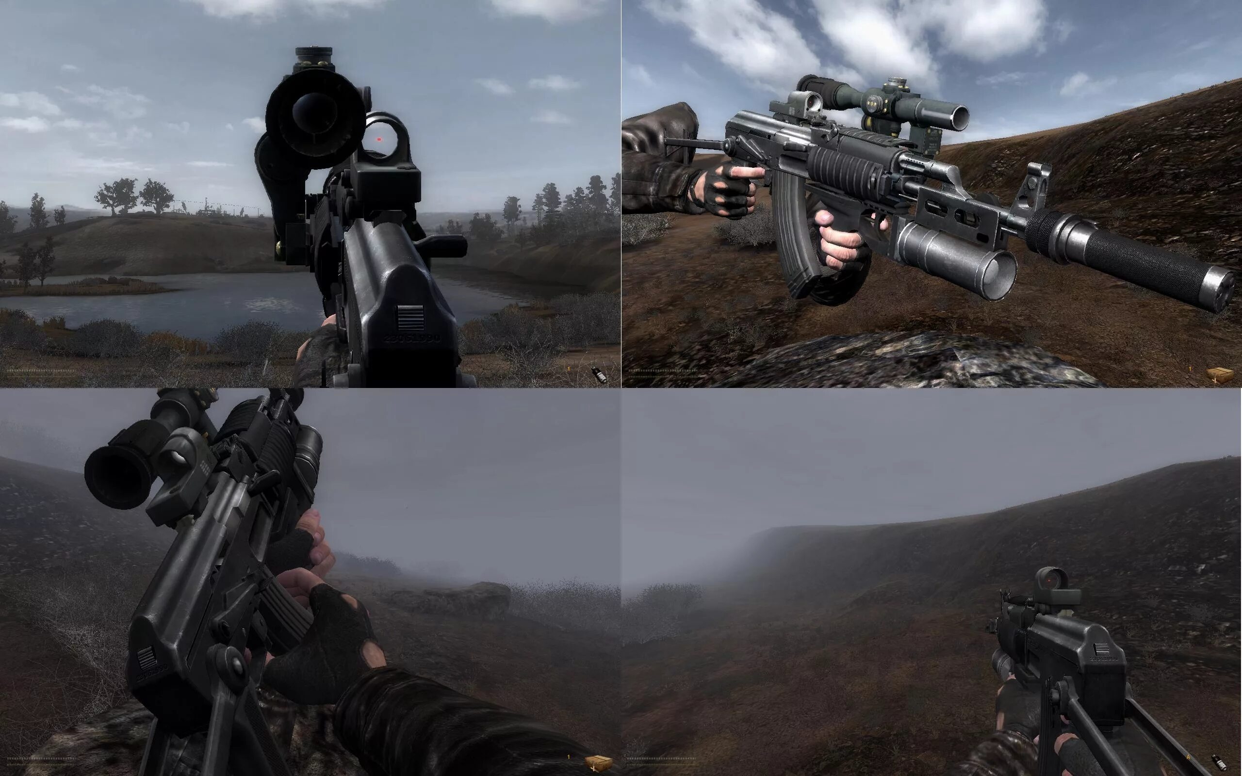 Anomaly fogs of misery. Сталкер мизери ганслингер оружие. сталкер misery оружие. сталкер misery the armed zone. сталкер call of zone.