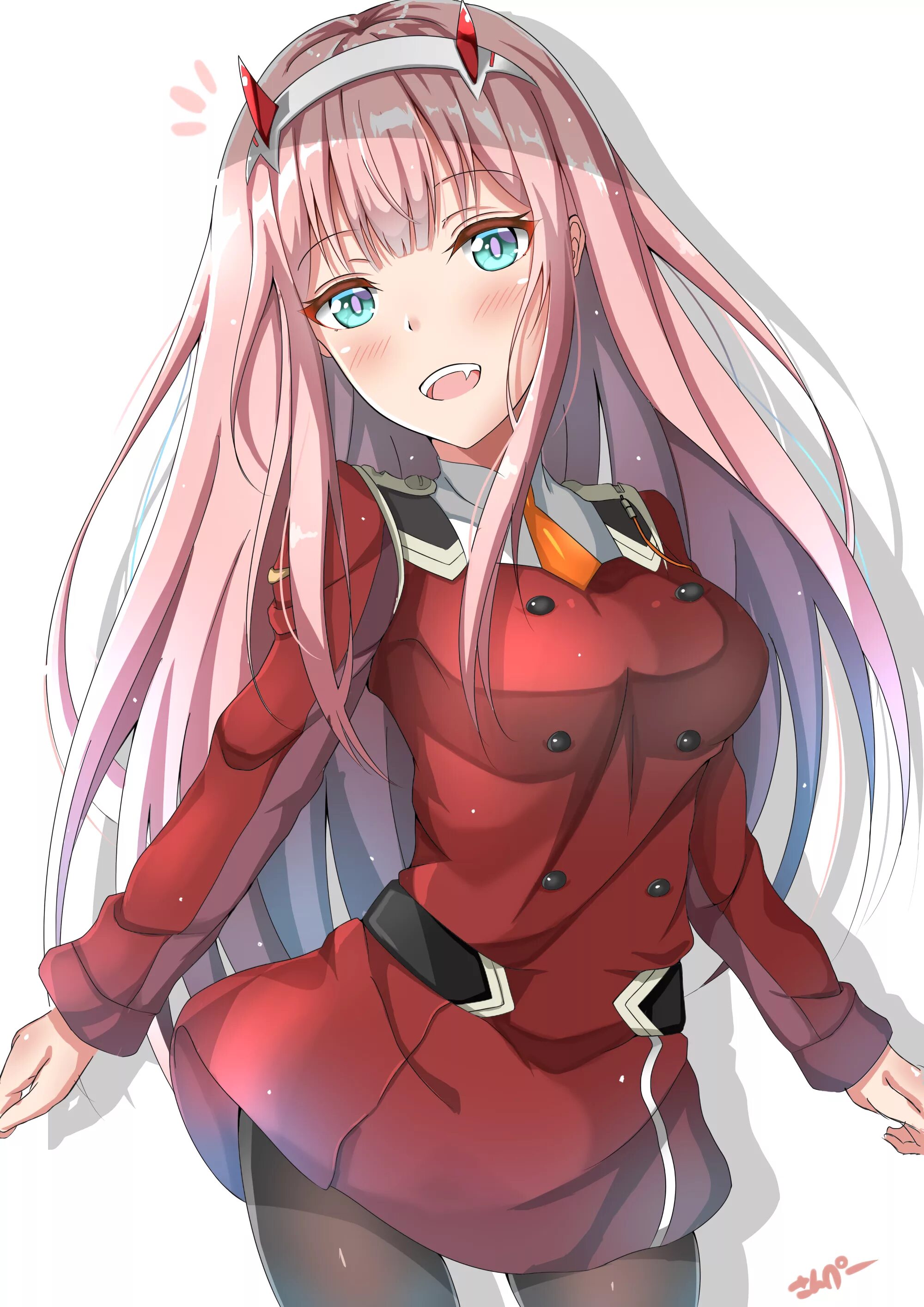 Zero 2 0. Дарлинг франкс. zero two франкс.