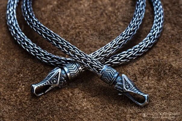 Цепочка ручного плетения Viking Knit 5 мм диаметром в интернет-магазине Ярмарка 