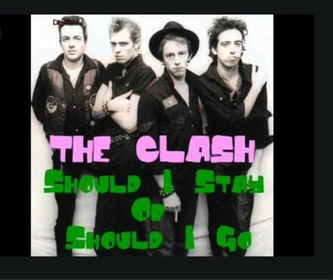 The clash should i stay. The clash should i stay or should i go. the clash. the clash combat rock обложка. the clash should i stay or should i go official audio.