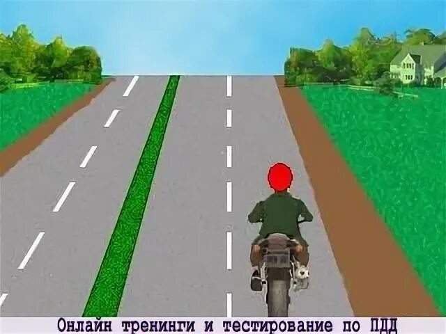 Мотоцикл вне населенного пункта