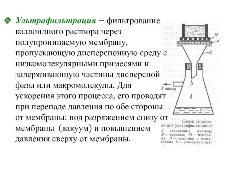 Можно ли фильтрование. Ультрафильтрация очистка коллоидных систем. Ультрафильтрация коллоидных растворов. Очистка коллоидных растворов ультрафильтрация. Фильтрование коллоидных растворов.