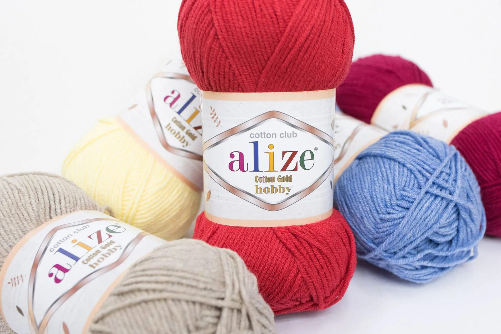 Коттон Голд хобби (Cotton Gold Hobby) пряжа Alize 55%хлопок 45%акрил 5х50г/165м. Ализе коттон хобби. Пряжа Ализе котон Голд. Ализе коттон Голд 55.