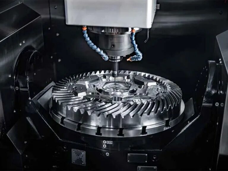 The process of machining