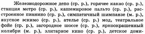 Род имени существительного эскимо