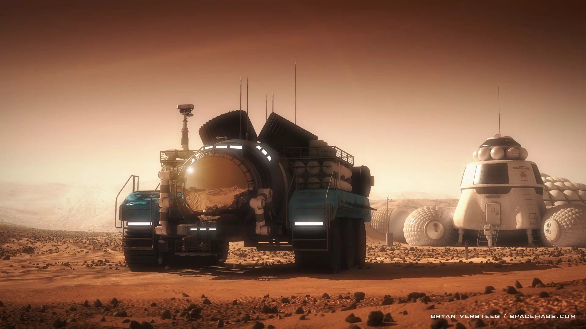 Left on mars