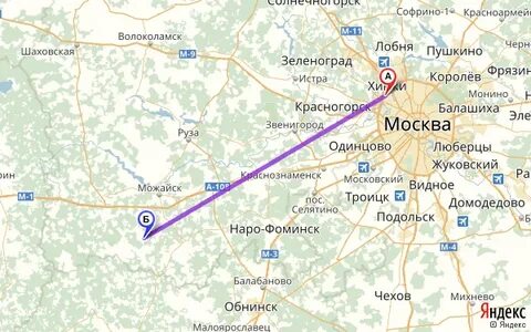 Внуково жуковский расстояние