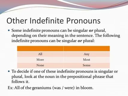 Personal sentences