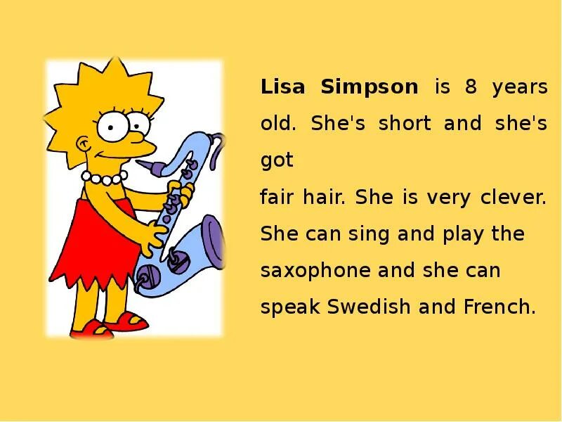 B can sing. She can sing.