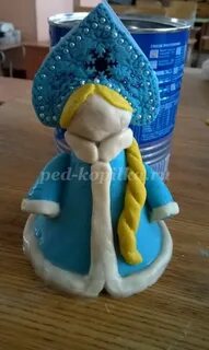 Пластилиновая снегурочка