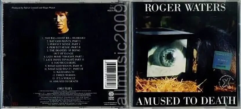 Amused to death. Amused to Death Роджер Уотерс. Roger Waters amused to Death 1992. Roger Waters CD. Waters amused to Death обложка.