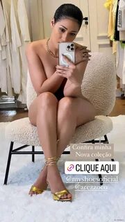 Irmã de Simone aparece sem roupa na web. 