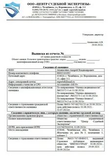 Экспертиза отчета