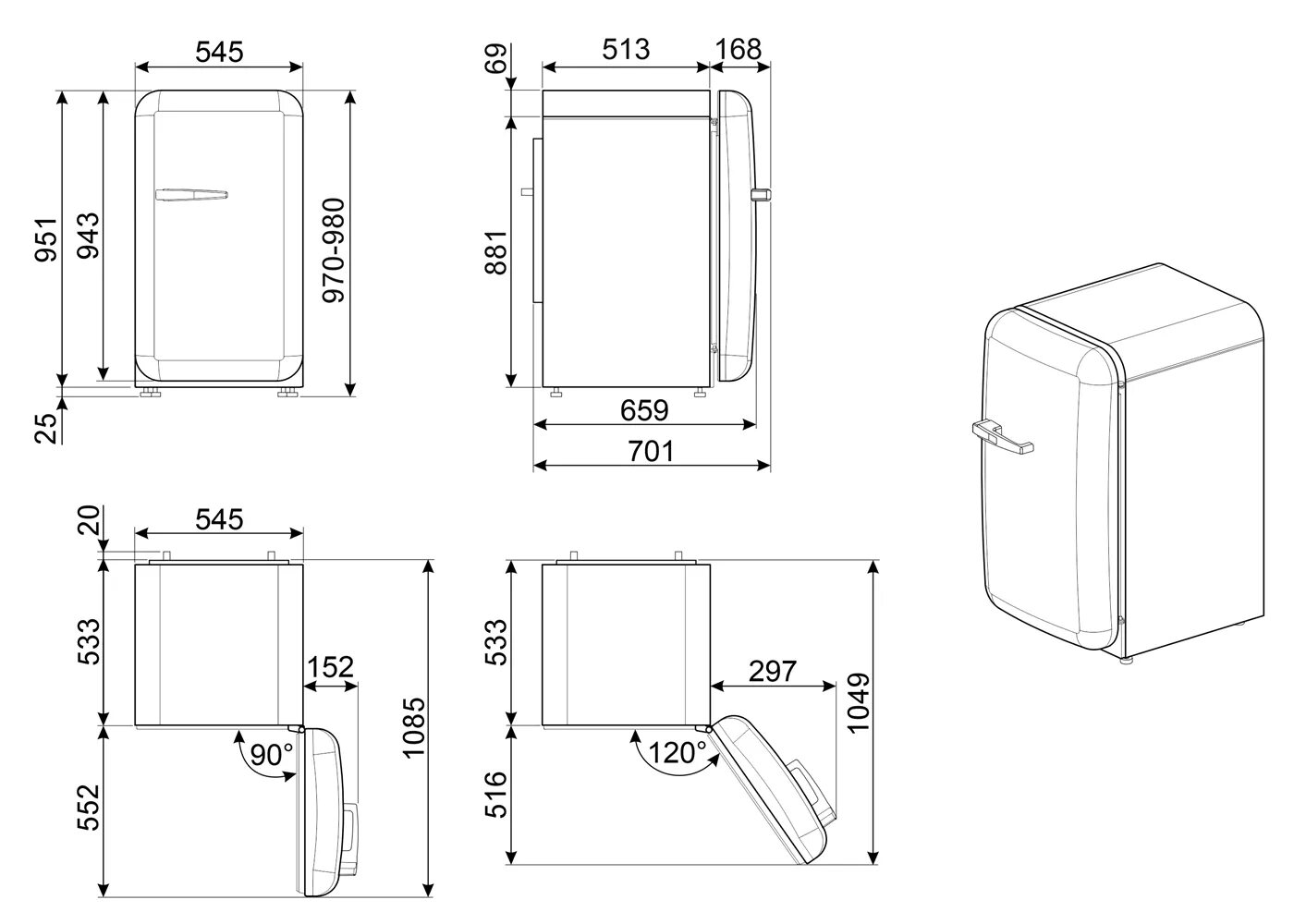 Smeg fab10ror5. Холодильник Smeg fab5rbl5. Минибар Smeg fab5lwh5. Мини-бар Smeg fab5rsv3.