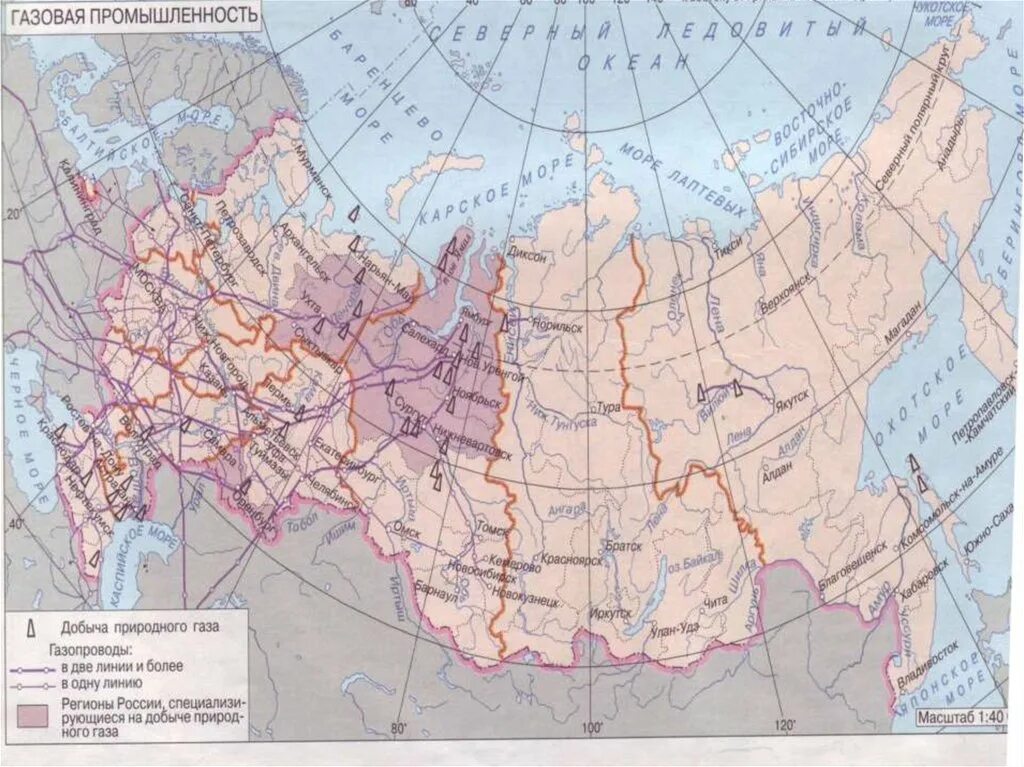 Природный газ на географической карте. Газовая промышленность России карта. География газовой промышленности. Размещение газовой промышленности. География ращмещениягазовой промышленности.