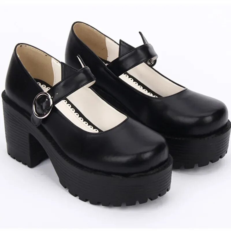 Черные ботинки для девочек. Туфли Mary Jane 2021.