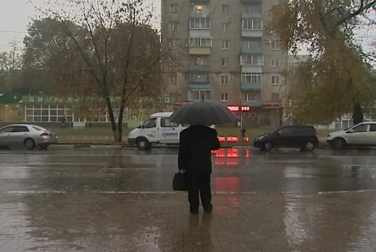 Несмотря на дождь вылет состоялся