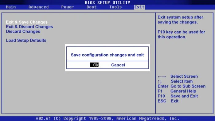 Биос exit. Выход в биос. BIOS save and exit. Exit and save changes биос. Discard changes в биосе