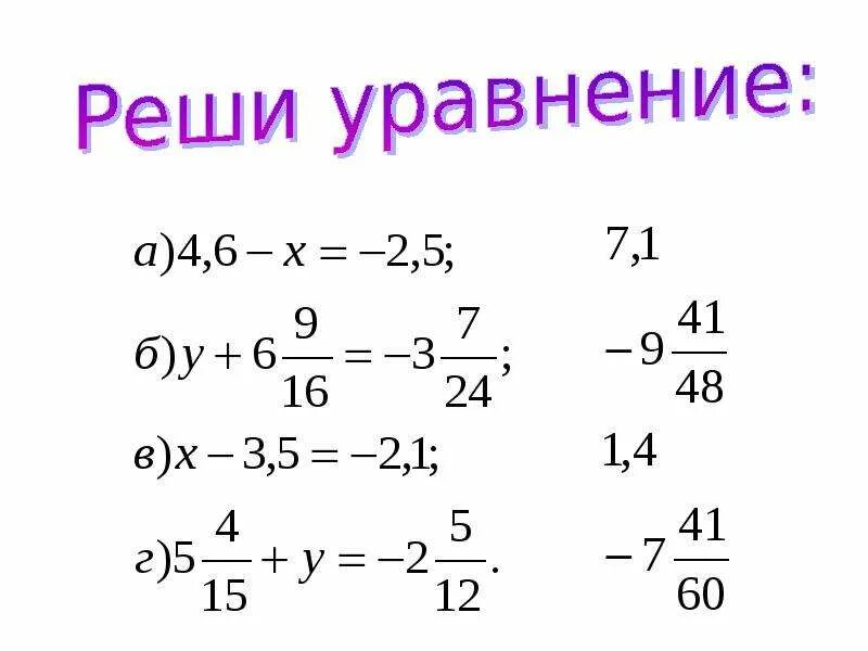 Решение уравнений с рациональными числами 6 класс. Решение уравнений сложение рациональных чисел. Уравнения с отрицательными числами 6 класс. Уравнения на вычитание отрицательных чисел 6 класс. Видеоурок по математике уравнение